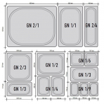 Гастроемкость из нержавеющей стали GN 1/4 265х164х200 мм 5,5 л [814-8] Luxstahl га22, шт - ОБЩЕПИТснаб-ЮГ, Новороссийск