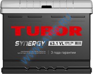 Аккумуляторная батарея TUBOR SYNERGY 6СТ-63.1 VL п/п - at66.ru - Екатеринбург