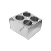 Контейнер для столовых приборов 4 ячейки, нержавейка [FL1702] Luxstahl кт751/1, шт - ОБЩЕПИТснаб-ЮГ, Новороссийск