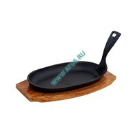 Сковорода чугунная 22,5x12,5 см овальная съемная ручка TM MY REAL IRON COOK MC2225, шт - ОБЩЕПИТснаб-ЮГ, Новороссийск