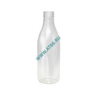 Бутылка 1,0 л 38 мм ПЭТ Молоко прозрачная (с крышкой), шт - ОБЩЕПИТснаб-ЮГ, Новороссийск