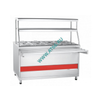 Мармит вторых блюд 1500x705(1030)x1484 мм ABAT ЭМК-70КМ-01 полки с подогревом 21000802501, шт - ОБЩЕПИТснаб-ЮГ, Новороссийск