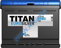 Аккумуляторная батарея TITAN EURO SILVER 6СТ-65.0 VL о/п - at66.ru - Екатеринбург