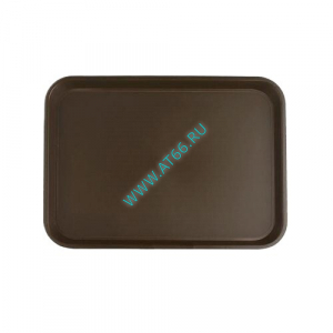 Поднос прямоугольный 455х355 мм прорезиненный Коричневый КАТУНЬ КТ-АП-12ПК, шт - ОБЩЕПИТснаб-ЮГ, Новороссийск