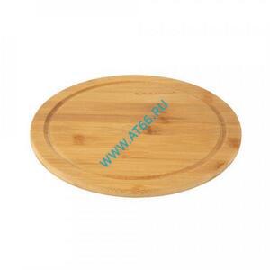 Доска для сервирровки круглая 255х10 мм БАМБУК КАТУНЬ КТ-СД-КР-078, шт - ОБЩЕПИТснаб-ЮГ, Новороссийск