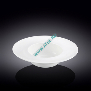 Тарелка 255 мм 600 см3 глубокая, для пасты фарфор белый WILMAX WL?991187/A, шт - ОБЩЕПИТснаб-ЮГ, Новороссийск