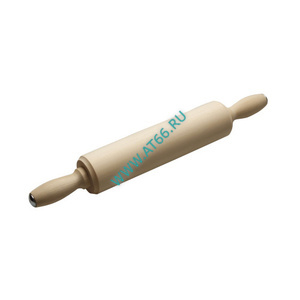 Скалка 300х60мм с вращающимися ручками липа 3858 - ОБЩЕПИТснаб-ЮГ, Новороссийск