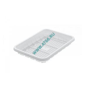 Лоток 500 гр прямоугольный ПП белый (100 шт.), упак - ОБЩЕПИТснаб-ЮГ, Новороссийск