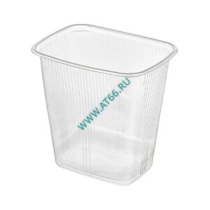 Контейнер 500 мл прямоугольный 108х82 мм для пищевых продуктов ПП (100 шт.), упак - ОБЩЕПИТснаб-ЮГ, Новороссийск