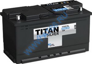 Аккумуляторная батарея TITAN EURO SILVER 6СТ-110.0 VL о/п - at66.ru - Екатеринбург