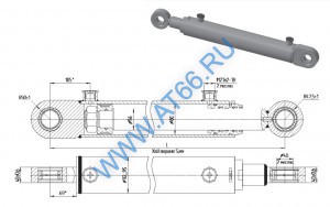 2. гидроцилиндр ц40-70х010. гидроцилиндр мц 80. 44 515. 80 56 3.
